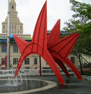 Alexander Calder's Stegosaurus in Hartford, CT