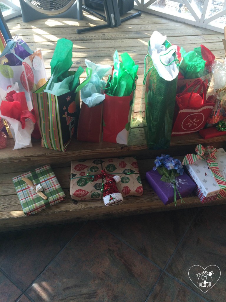 This year AFTH had a white elephant gift exchange between staff. Everyone did a great job choosing fun gifts, and look at the beautiful wrapping!