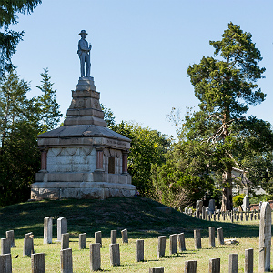 Military Cemetery In Virginia