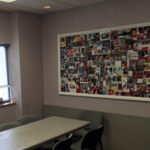 photo board of adopted children in Pittsburgh