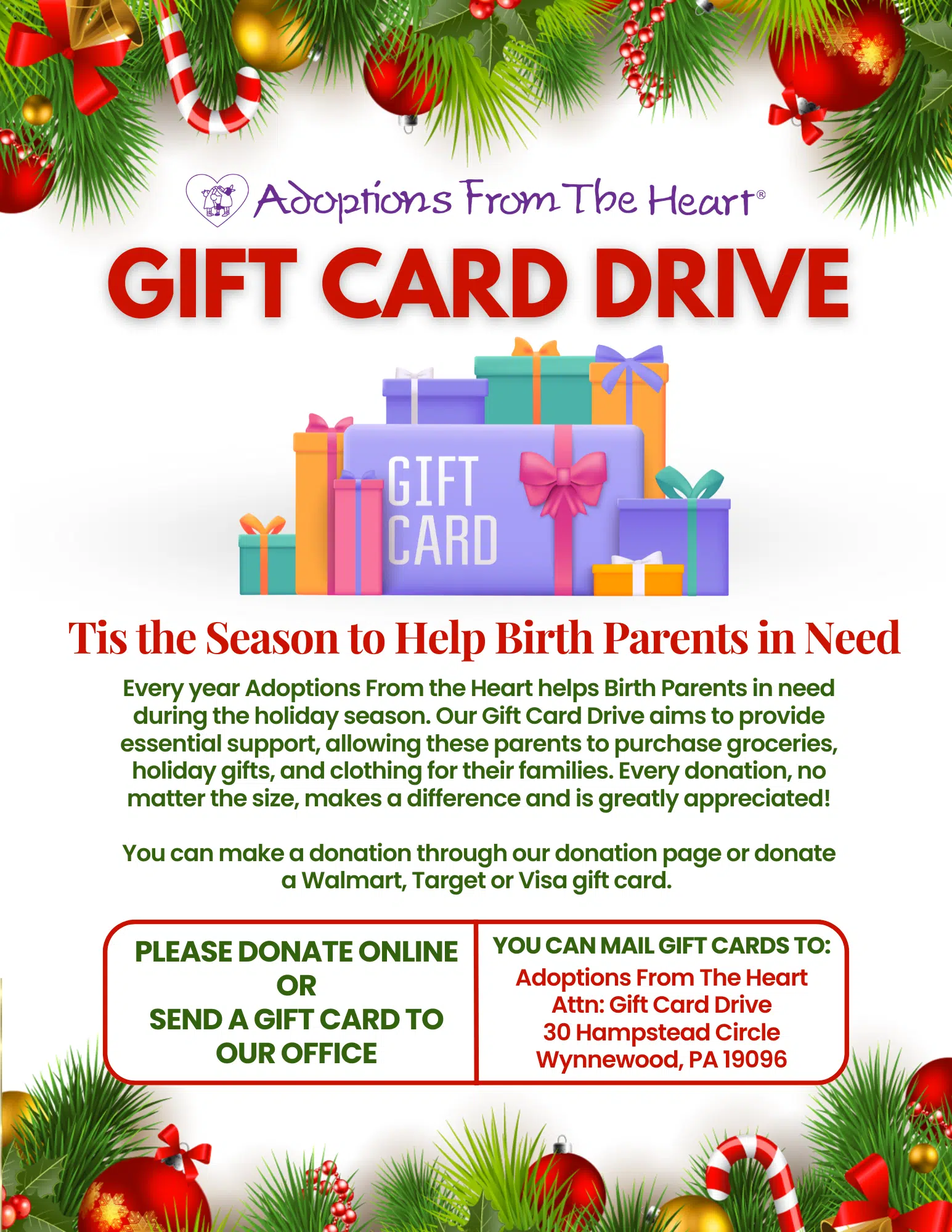 How to Support Adoptions From The Heart This Holiday Season