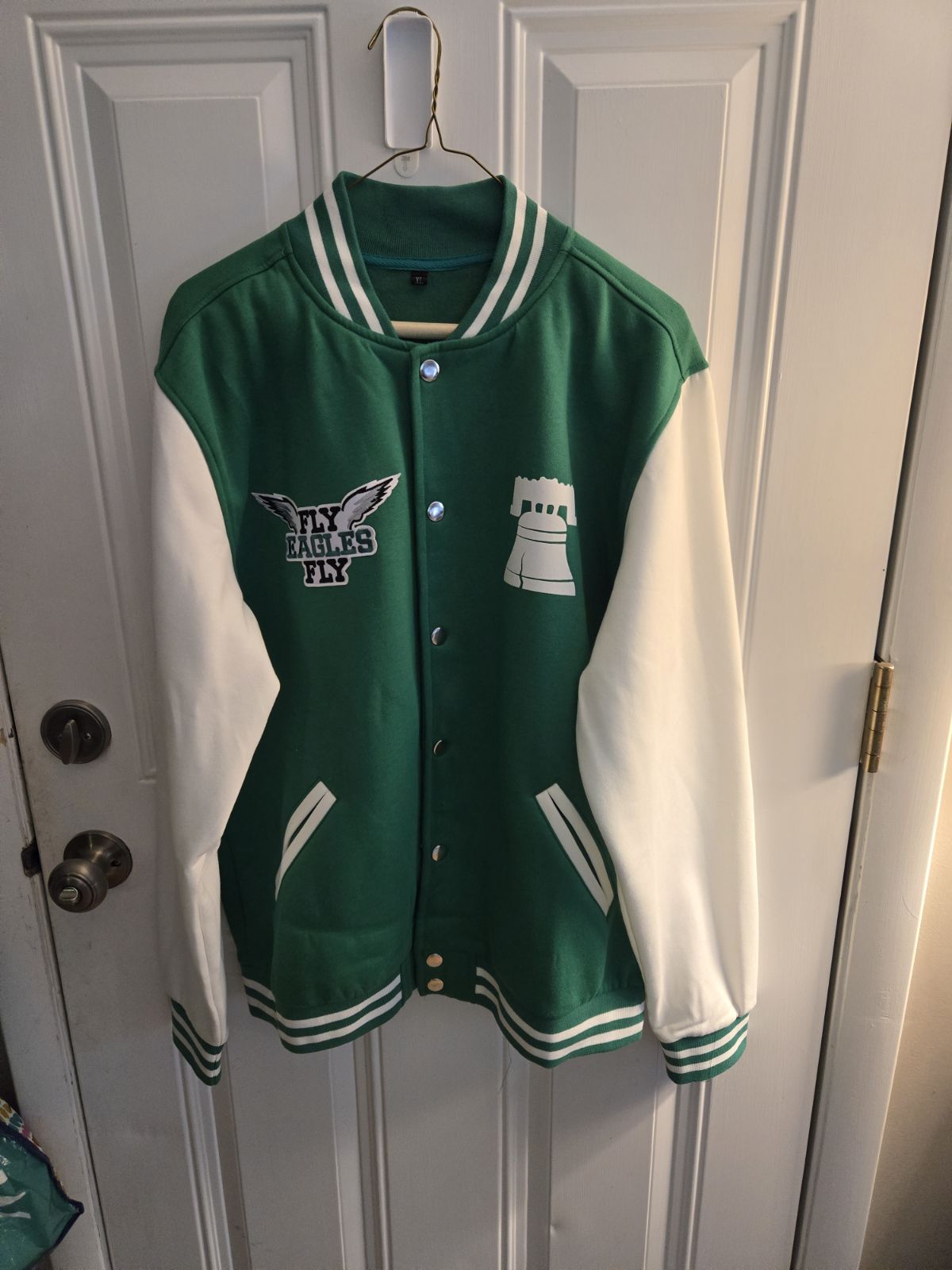 Replica of Princess Diana's Philadelphia Eagles Varsity Jacket