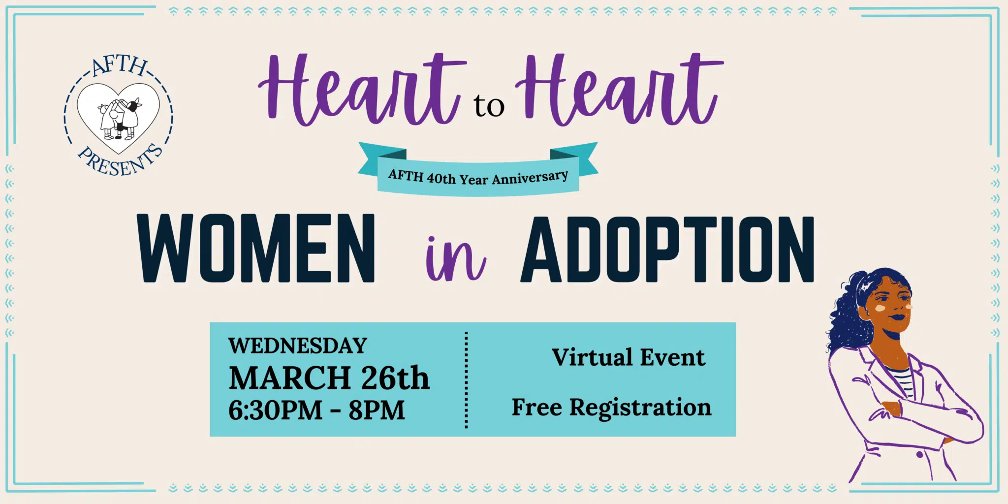 Upcoming Heart-to-Heart Fundraiser Highlighting Women in Adoption  