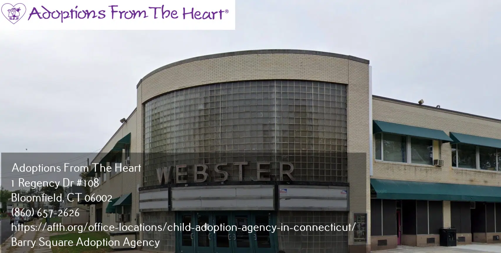 adoption agency in Barry Square, CT near Webster Theater