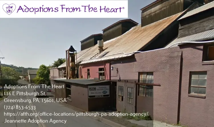 adoption center in Jeannette, PA near glass factory