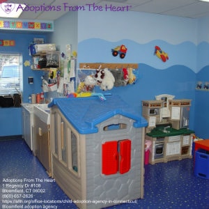 Bloomfield playroom for adopted children