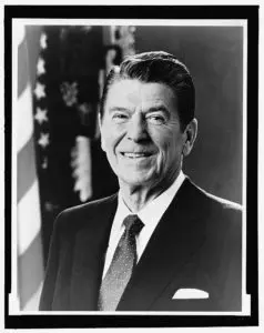 Portrait of President Reagan